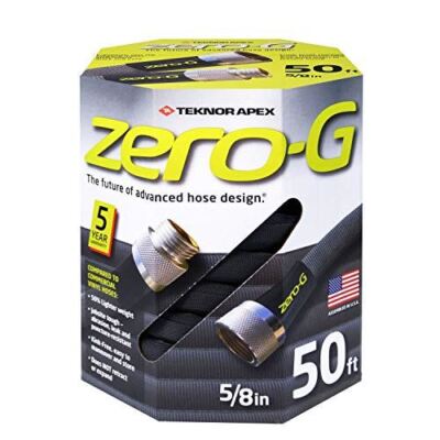 zero-G 4001-50 Lightweight, Ultra Flexible, Durable, Kink-Free Garden Hose, 5/8-