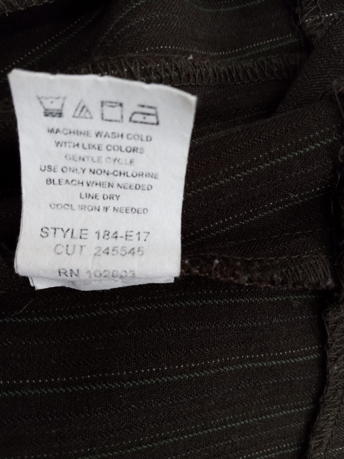 Briggs New York Long Sleeve Brown Full Zip Jacket Women Size 8