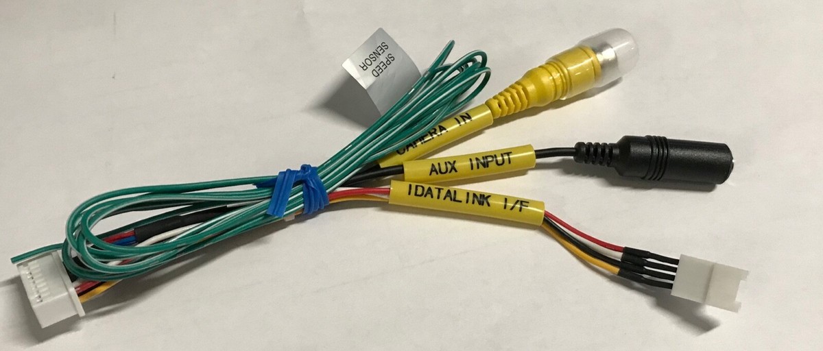 Alpine ILX-702D ILX702D data link camera in aux in speed sense rca