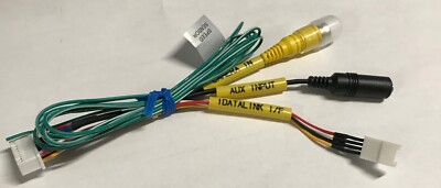 Alpine X208U X208U data link camera in  aux in speed sense rca cable A9?