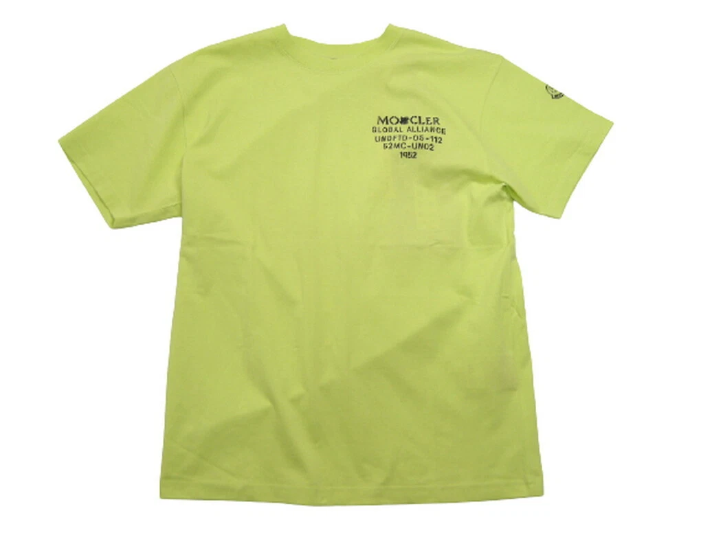 Green moncler shop t shirt