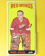 ROGER CROZIER  1964-65  ROOKIE VINTAGE TALLBOYS  #47  Detroit Red Wings