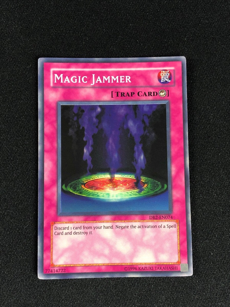 YUGIOH MAGIC JAMMER DB2-EN074 SUPER PLAY/EDGEWARE | eBay