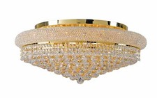 Chandelier Flush Mount with Asfour Crystal Foyer Bedroom Bathroom 20 Light 36