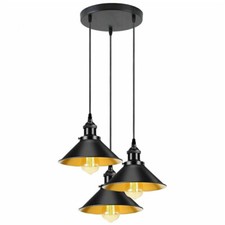 Hallway Ceiling Lights Cage Design Lampshade Industrial Retro Pendant Lamp 1PCS
