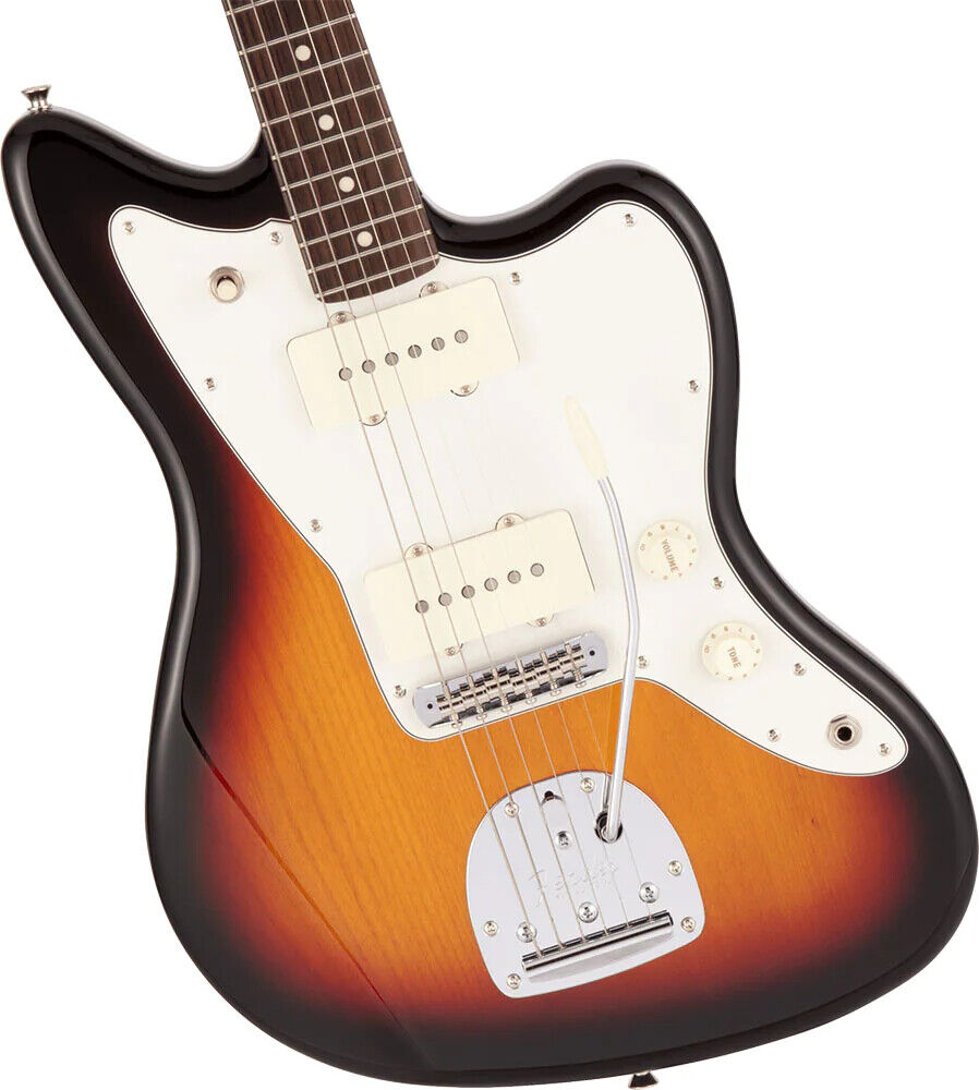 Fender Made in Japan Hybrid II Jazzmaster 3-Color Sunburst Electric Guitar