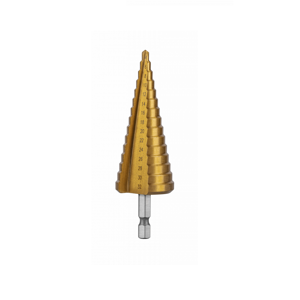 Step Drill Bit 4 - 32 mm HT6D323 of Hogert