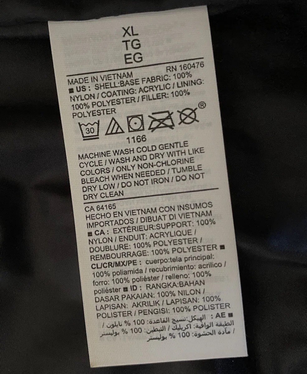 NWT Old Navy Active Women’s NarrowChannel Quilted Puffer Vest Black XL