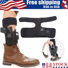 Tactical Ankle Holster for Concealed Carry Pistol Universal Leg Carry Gun Holder