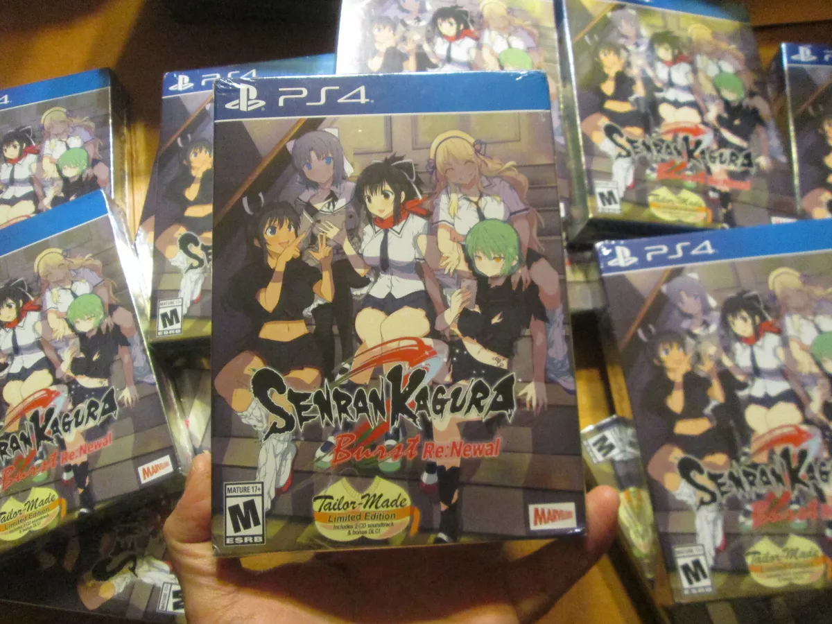 Senran Kagura Burst Re NEWAL At The Seams Edition PS4 NO GAME SEALED  SOUNDTRACK