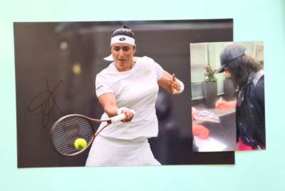 Ons Jabeur Tennis Wimbledon pers. ges. Foto 20x30 original Autogramm