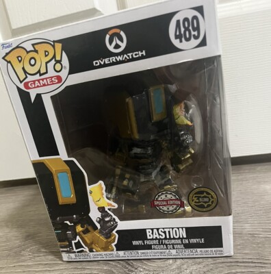 Funko Pop! Bastion Or Métallique #489 – Exclu Fanatiques – Overwatch – Neuf