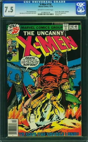 The X-MEN  #116  High Grade!  CGC 7.5  Affordable!     0159632018