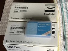 New Lot of 4 Exabyte 225m AME Mammoth Tape #00558 Data Cartridges w /smartclean