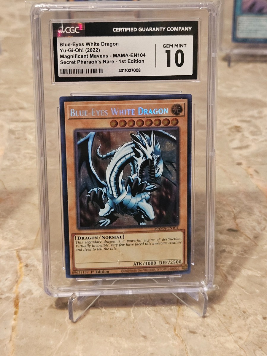Blue-Eyes White Dragon (Secret Pharaoh's Rare) MAMA-EN104