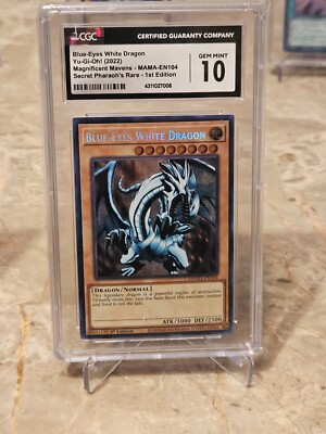 Blue-Eyes White Dragon (Secret Pharaoh's Rare) MAMA-EN104