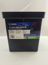 NDS 9" Catch Basin Drain Kit with Galvanized Steel Grate