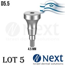 Lotx5 Healing cap D5.5 abutment Neo GM Dent Grand Morse Straumann Fit 4.5 mm