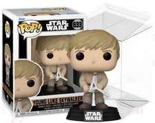 Protector PVC Transparente Star Wars Funko POP 633 Young Luke Skywalker Obi-Wan Kenobi