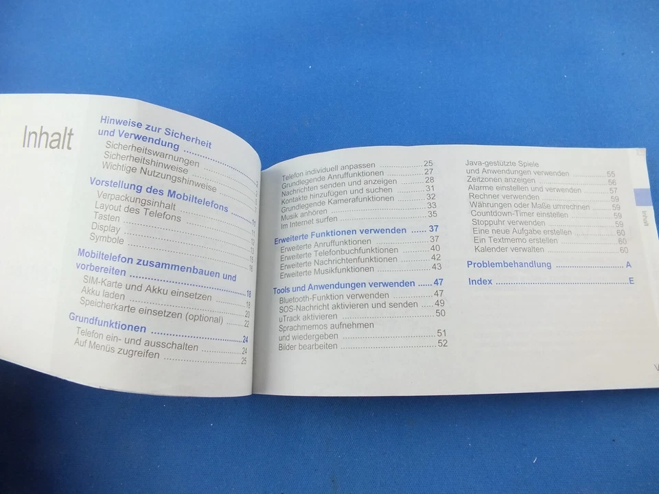 Original Samsung SGH B2100 Benutzerhandbuch Bedienungsanleitung Anleitung Deutsc - Bild 4 von 4