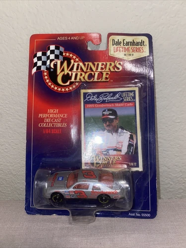 New 1997 Winners Circle 1:64 Diecast NASCAR Dale Earnhardt Sr Goodwrench Silver
