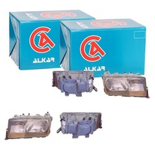 2X ALKAR HALOGEN SCHEINWERFER SATZ LINKS+RECHTS passend f&uuml;r MERCEDES-BENZ 190