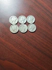 Lot of Six (6) 90% Silver Mercury Dimes - Various Dates - As Pictured