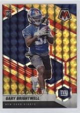 2021 Mosaic Rookies Choice Fusion Red & Yellow Prizm 63/80 Gary Brightwell 17t2