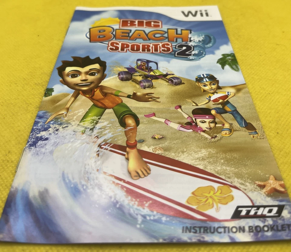 📦 Big Beach Sports 2 (Nintendo Wii, 2010 w/ Manual, Tested Works Great) - Image 4 of 4