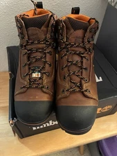 Men's Timberland PRO® Endurance 6" Steel Toe Waterproof Work Boot 10m  Brown