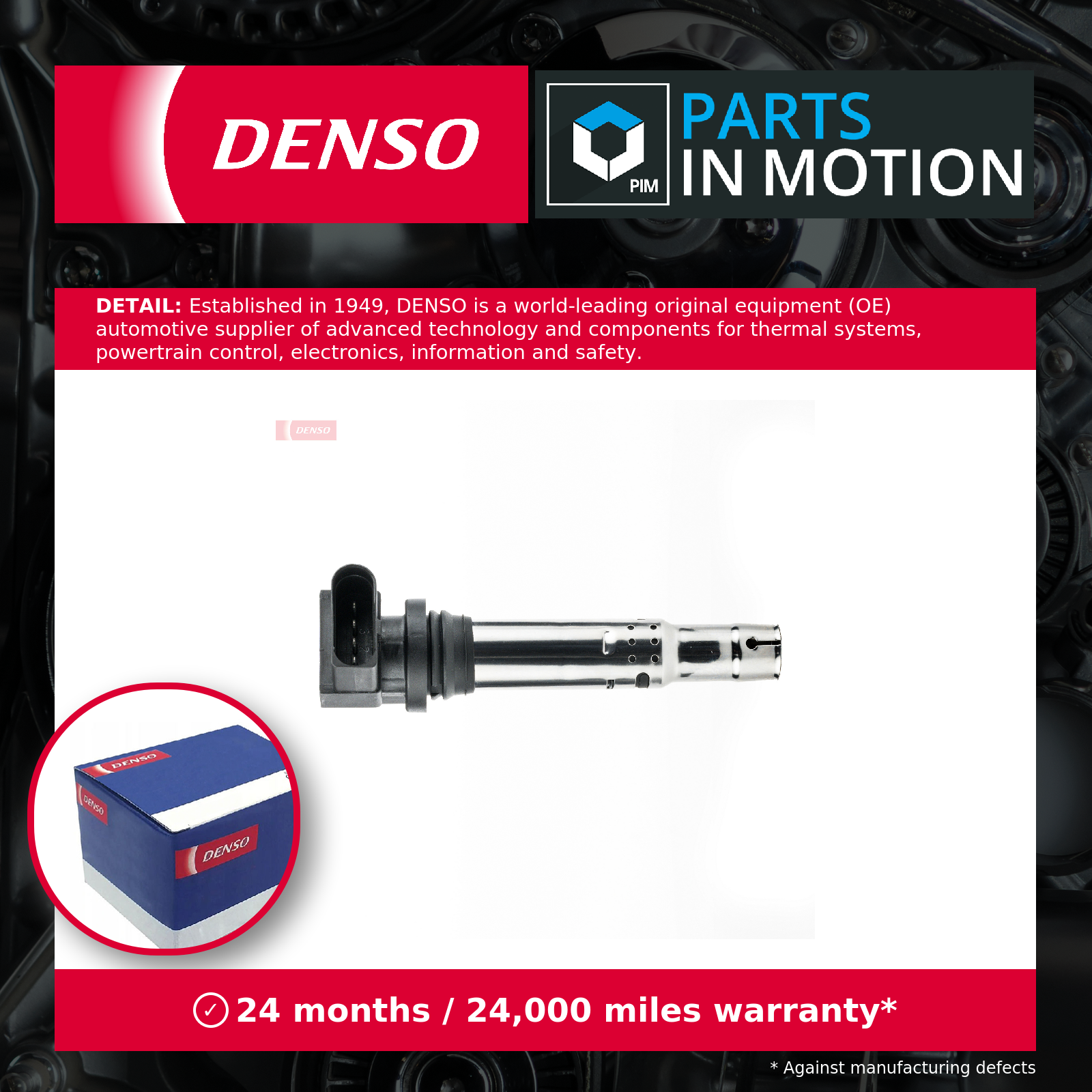 Ignition Coil fits VW SHARAN 7N 1.4 10 to 15 Denso 036905715G VOLKSWAGEN Quality - Image 17