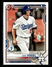 2021 Bowman 1st Edition #BFE-59 Jake Vogel Card Los Angeles Dodgers