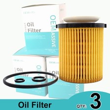 3x Car Engine Oil Filter For Mercedes-Benz A C E CLA GLA GLB GLC GLE 2701800109