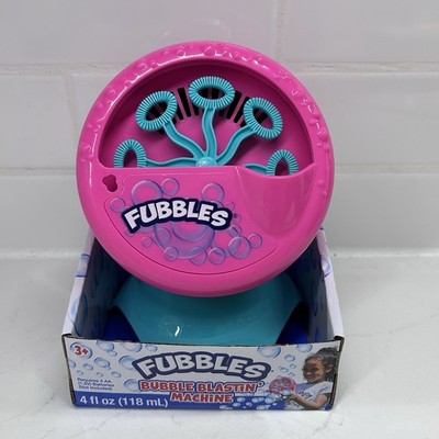 FUBBLES BUBBLE BLASTIN Bubble MACHINE Brand New Includes Bubbles Free Shipping!!