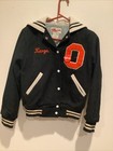 Girls Vintage Cheerleader Jacket Karen Orange High School 1990S — photo 1