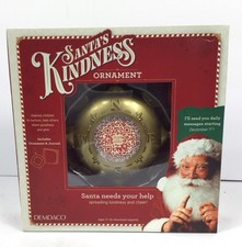 Santa  s Kindness Ornament Interactive QR Code Christmas Includes Journal
