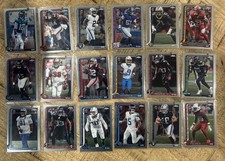 2025 Topps Chrome Football RC Rookie Lot (18) Ashton Jeanty Travis Hunter Abdul 