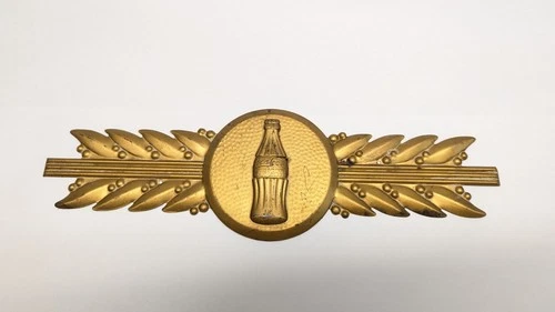 Vtg 40s Coca-Cola Kay Frame Coke Embossed Pop Soda Sign Advertising Embossed Tin