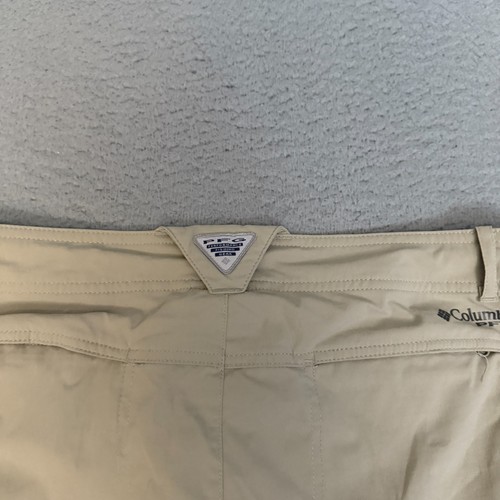 Columbia PFG Pants Womens Size 8 30L Beige - Picture 8 of 9