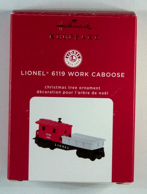 Hallmark Keepsake 2020 6119 Work Caboose Die-Cast Metal Ornament FREE Ship New!