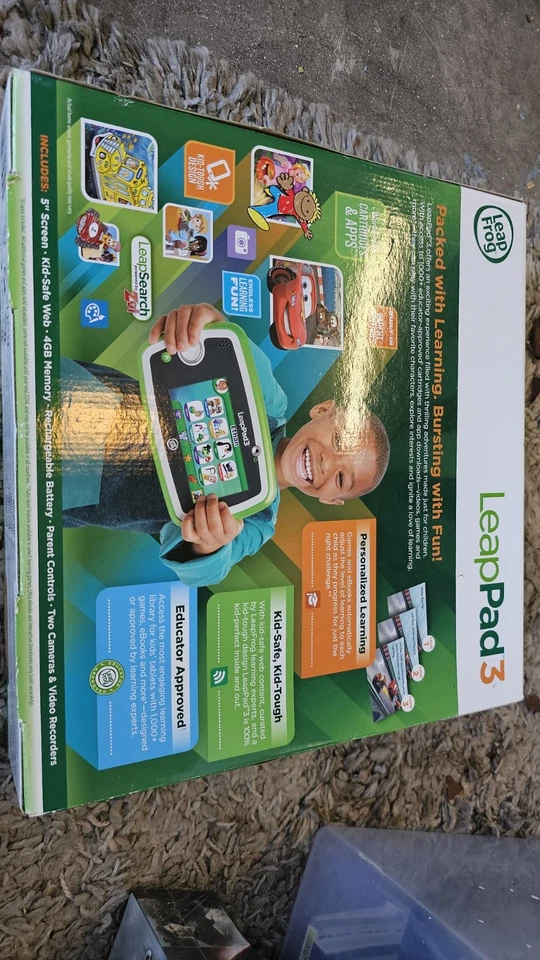 LeapFrog LeapPad3 Platinum Kids Learning Tablet Green - Image 2 of 4
