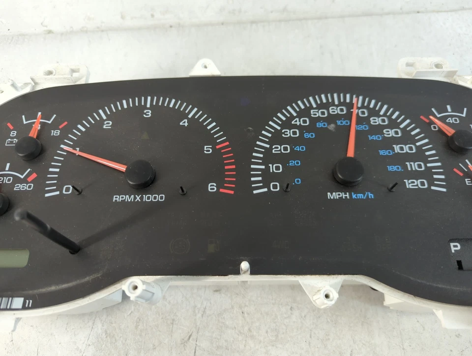 1998-1998 Dodge Ram 1500 Speedometer Instrument Cluster Gauges NFMI6 - Image 4 of 4