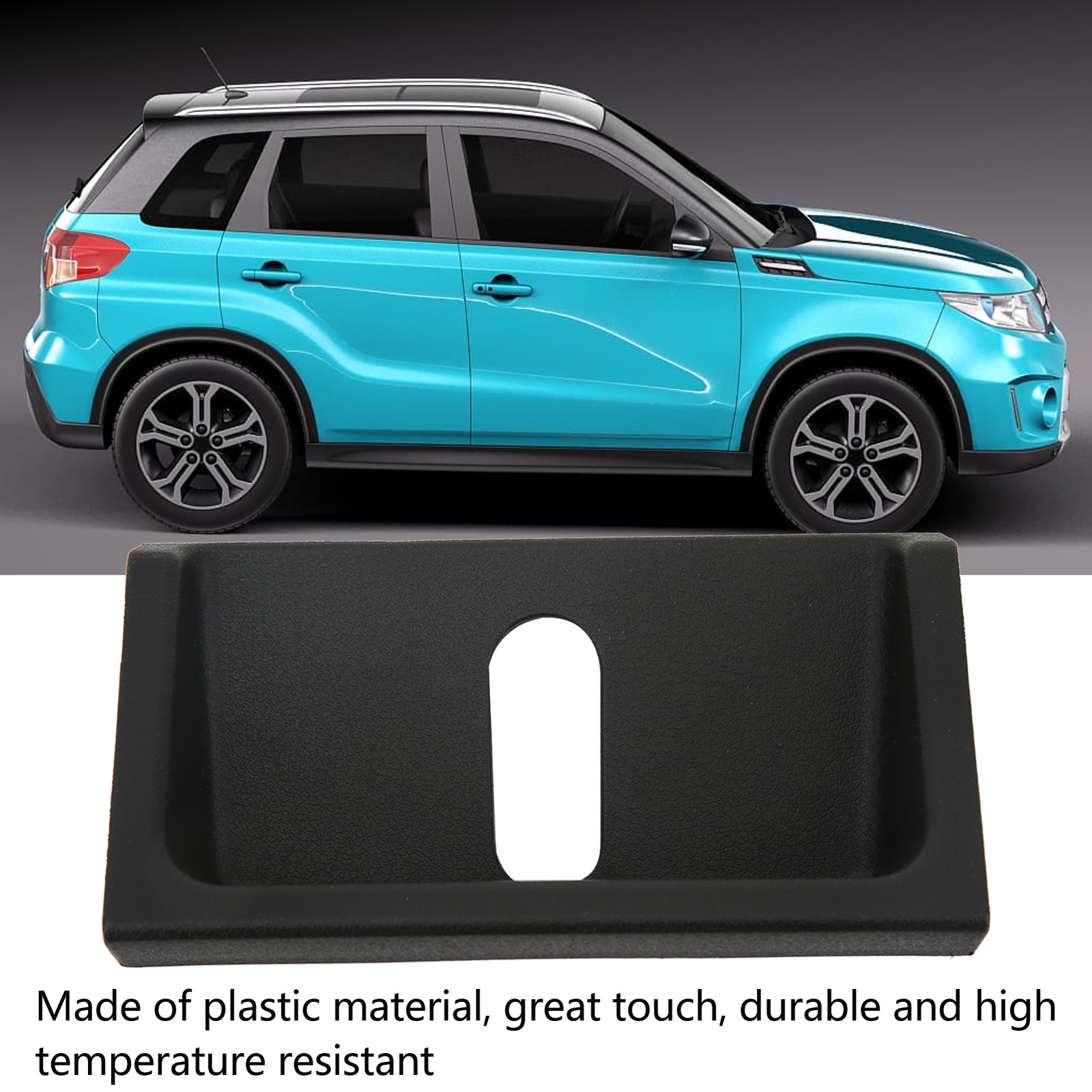 Grey Plastic Boot Tailgate Catch Cover Replacement For Vitara 2015+ Auto Car