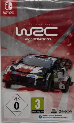 WRC Generations - Nintendo Switch (Code in the Box) - (NEU & OVP!)