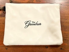 The Greenbrier Old White TPC Rare Leather Valuables Pouch w/ Zipper
