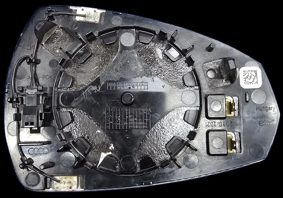 2015-20 AUDI A3 S3 ESQUERDA porta do motorista visão lateral espelho vidro DIM AQUECIDO 8V0857535F - Imagem 4 de 4