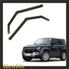 2PC WIND DEFELCTORS FOR LAND ROVER DEFENDER 90 MK2 L663 3-DOOR SUV 2019-2025