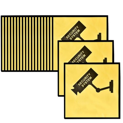 20x CCTV Surveillance Camera Security System Warning Sticker Sign Decal FY