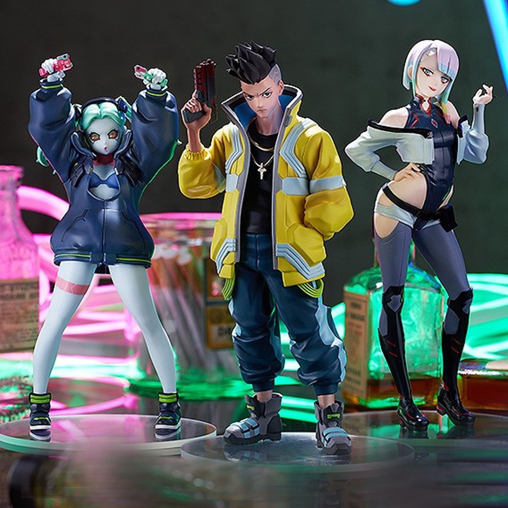 Cyberpunk Edgerunners Figure Set-David,Lucy &Rebecca Action Statues Collectible