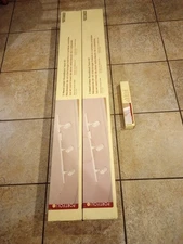 Lot of (2) Portfolio 3 Head Track Lighting Kit 42" White Roundback w/ Bulbs